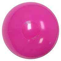 16'' Solid Hot Pink Beach Balls