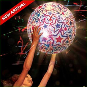 Light-up beach ball