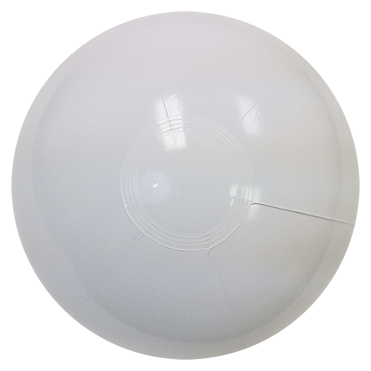 Largest Selection of Beach Balls - 12'' Solid White Beach Ball
