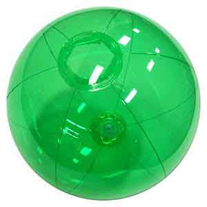12'' Translucent Green Beach Balls