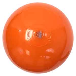 16'' Solid Orange Beach Balls
