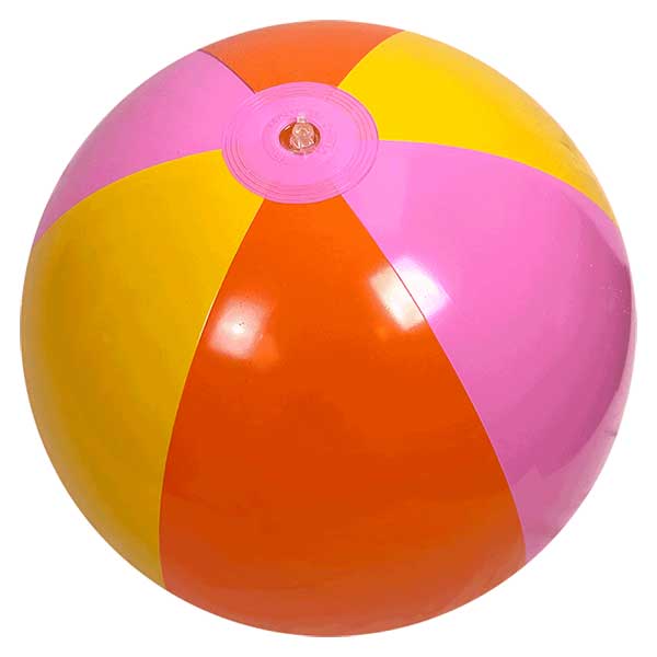 20'' Orange Pink & Yellow Beach Balls