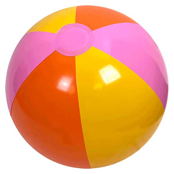 20'' Orange Pink & Yellow Beach Balls