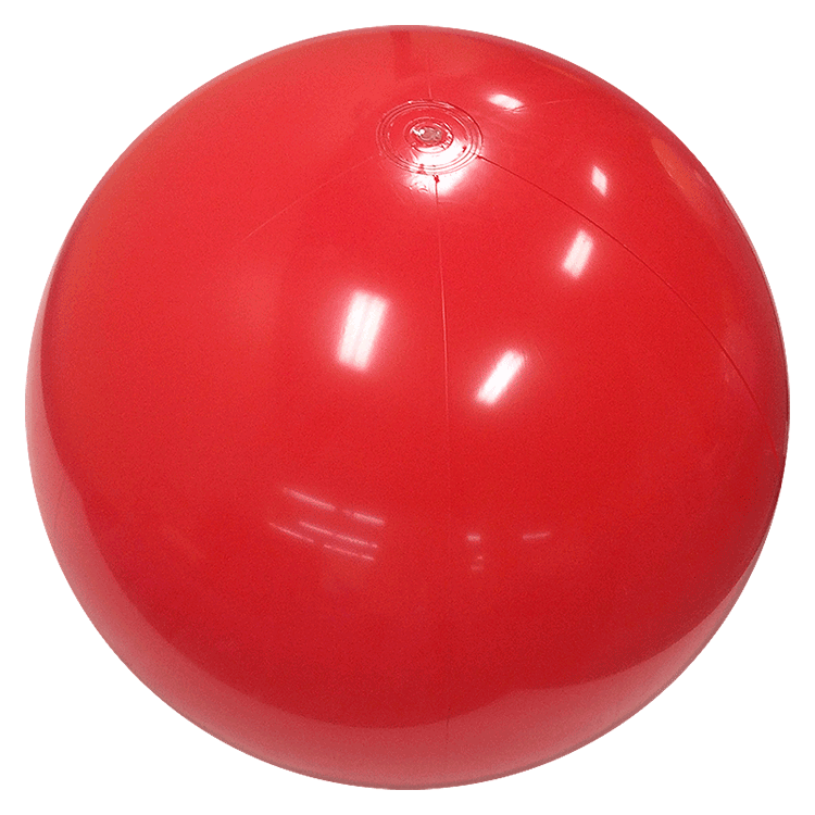 36-Inch Solid Red Balls | 36-Inch Beach Balls |