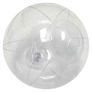 clear beach balls bulk