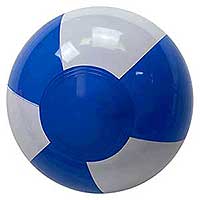 4'' Light Blue & White Beach Balls