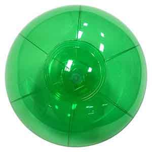 9'' Translucent Green Beach Balls